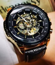 Mechanische Herrenuhr Automatikuhr Herren Edelstahl Armbanduhr Militäruhr