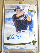 2014 Kyle Parker Topps Supreme Rookie Autograph RC /20 MINT 🔥🔥🔥