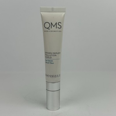 QMS MEDICOSMETICS EPIGEN DEPUFF POLLUTION SHIELD EYE SERUM 0.5 fl oz NEW