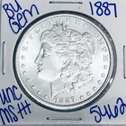 1887 BU UNCIRCULATED MORGAN SILVER DOLLAR AUTHENTIC U.S. MINT FREE SHIPPING 5462