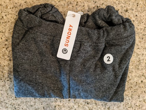 Sundry Dolphin Shorts Grey SIZE 2 