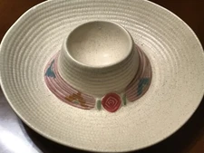 Vintage MCM treasure craft Sombrero Hat Shaped Chip and Dip