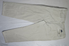 LEVIS DOCKERS MENS PANTS 40x29 GRAY RELAXED PLEATED HEAVYWEIGHT CANVAS USA MADE
