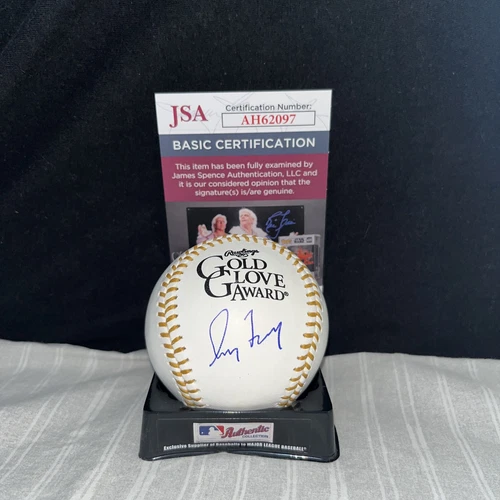Greg Maddux Autographed Signed MLB Gold Glove Baseball JSA COA