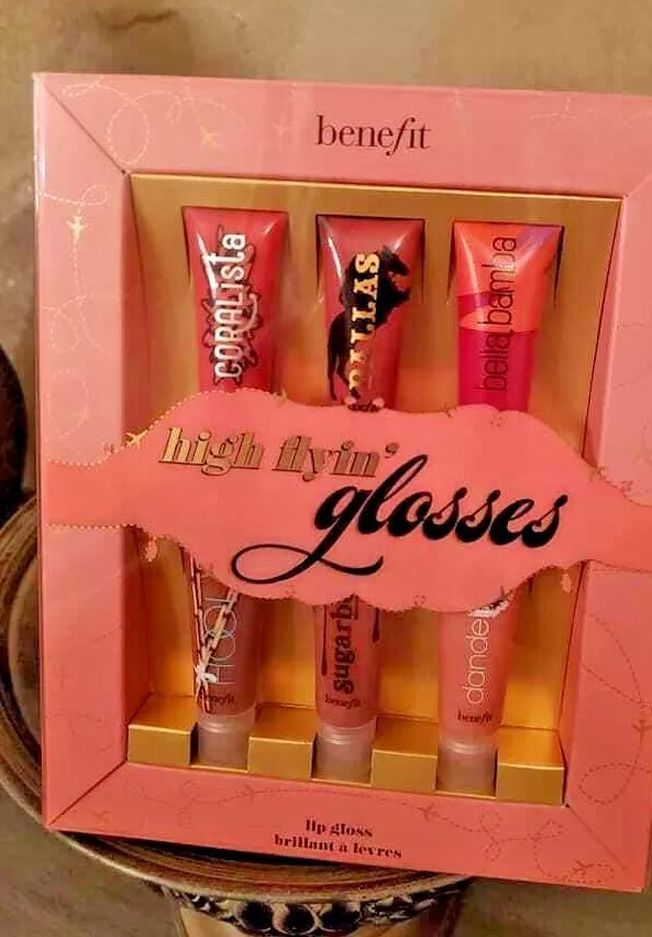 Benefit lip gloss travel set deals