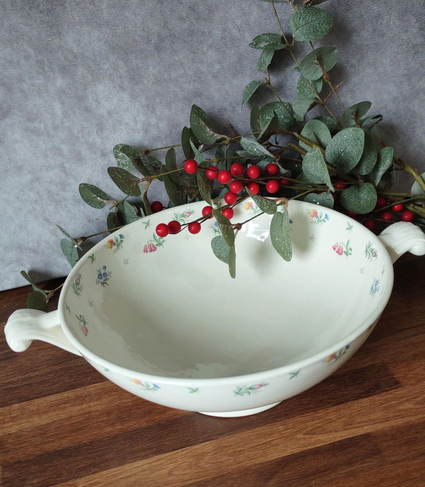 RARE 1940'S HALL CHINA CO.  VEGETABLE SERVING  BOWL , Monticello , No lid