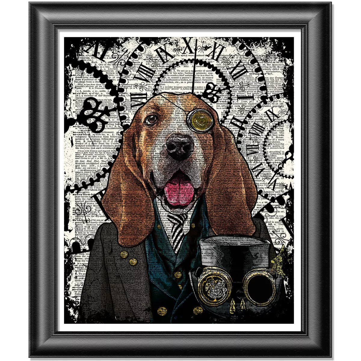 Hound dog art sale