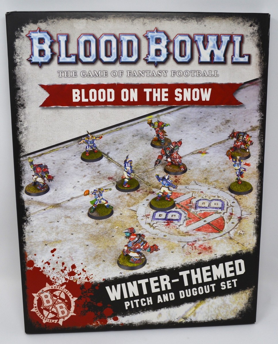 【BLOOD BOWL】オゴウルチーム ピッチ＆ダグアウト Blood Bowl Pitch and Dugout Sets Multi-Listing Rare and OOP