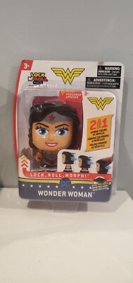 Wonder Woman DC Lock N Roll Morph 2 In 1 Hybrid to Vehicle Base Collector Comics