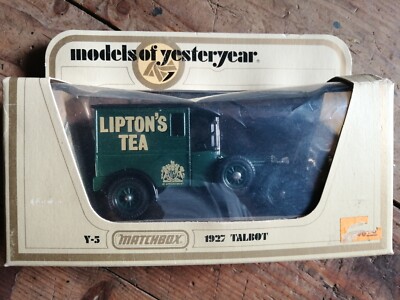Matchbox Lorry,  Liptons Tea. 1927, Talbot.