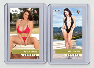 Karla James rare MH Oscuro #'d x/3 Tobacco card no. 413