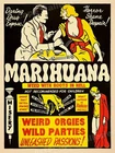 Marijuana 1930s Smoking Reefer Madness Vintage Style Movie Poster - 18x24