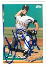 Andy Ashby autographed Baseball Card (San Diego Padres) 1994 Topps #648