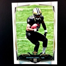 Brandin Cooks 2014 Topps Rookie Card #354 NFL New Orleans Saints Dallas Cowboys. rookie card picture