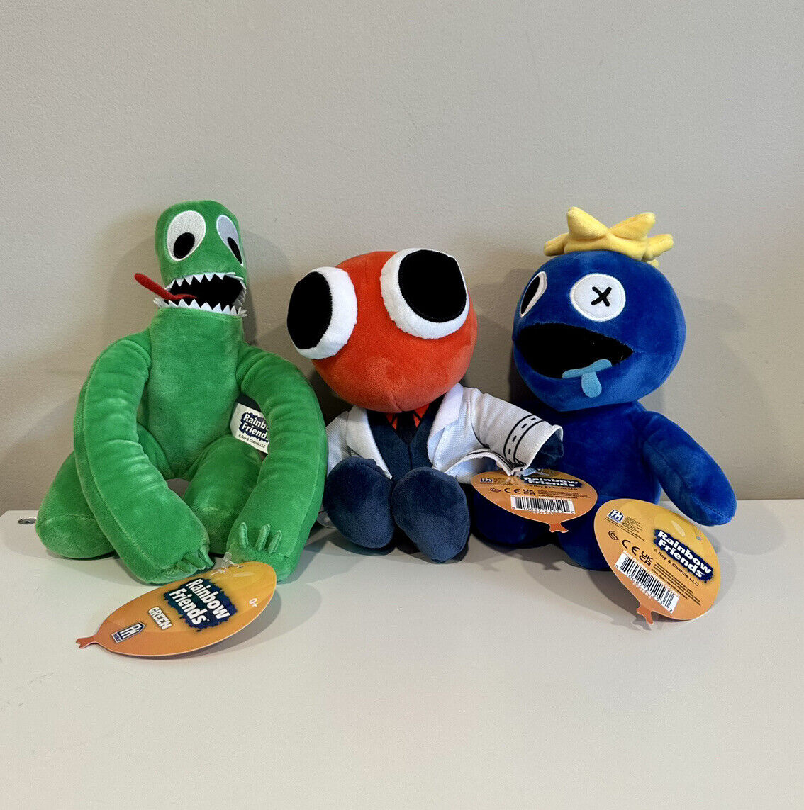  Rainbow Friends - Collectible Plushies Complete Set (Three 8  Plushies, Series 1) : Toys & Games