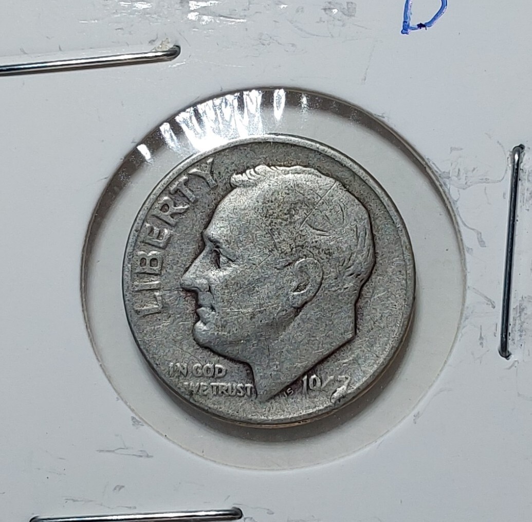 1947-D Roosevelt Dime Error: Double Die On Date | eBay