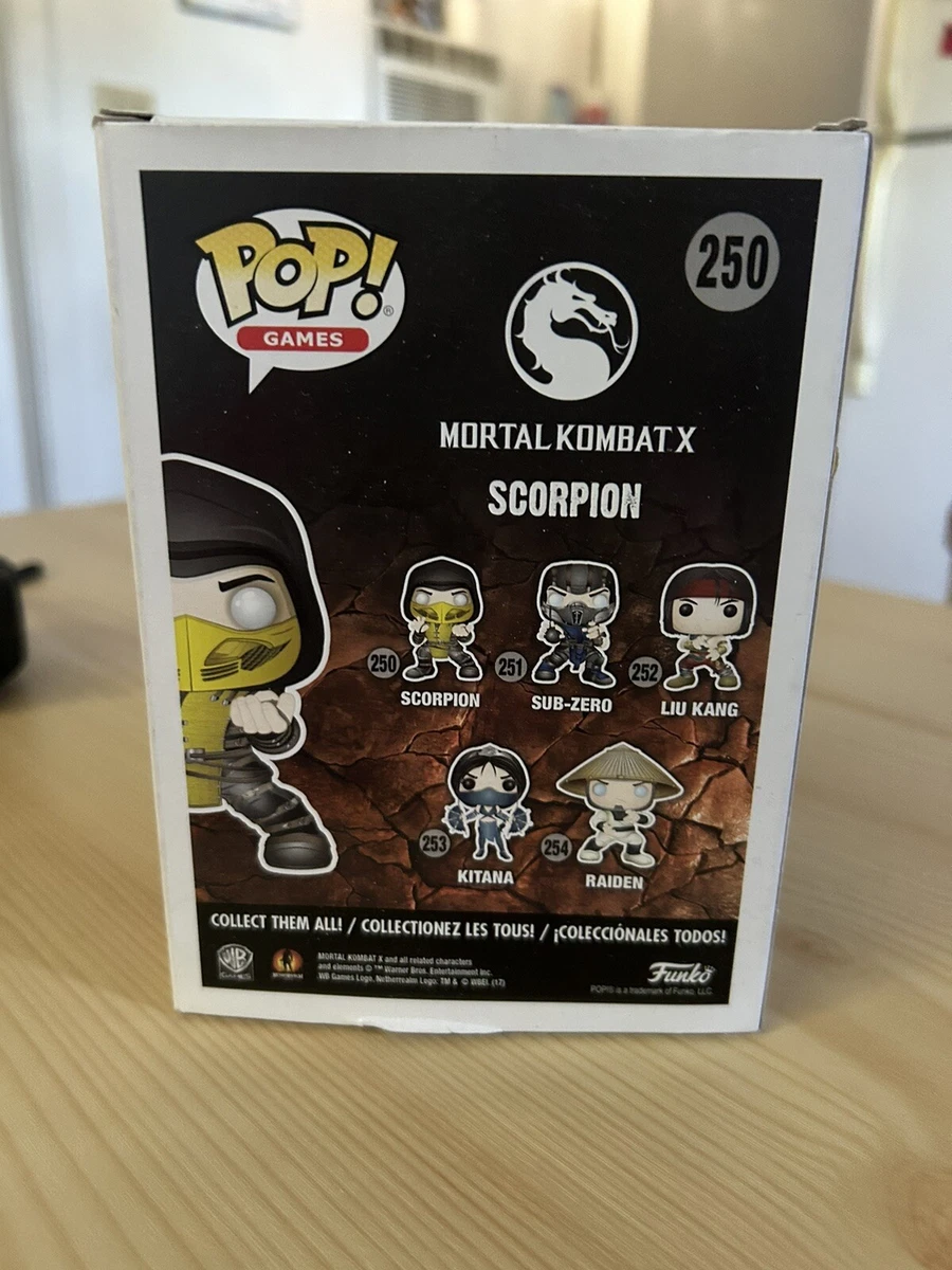 Funko Mortal Kombat X Kitana Sub Zero Liu Kang Kitana Scorpion