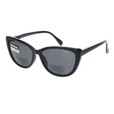 Bifocal Reader Sunglasses Small Magnified Square Womens Cateye Spring Hinge