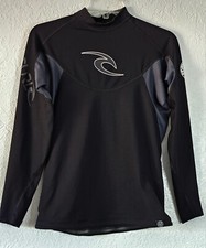 Rip Curl Flash Bomb Rash Guard noir avec gris 50 FPS taille M