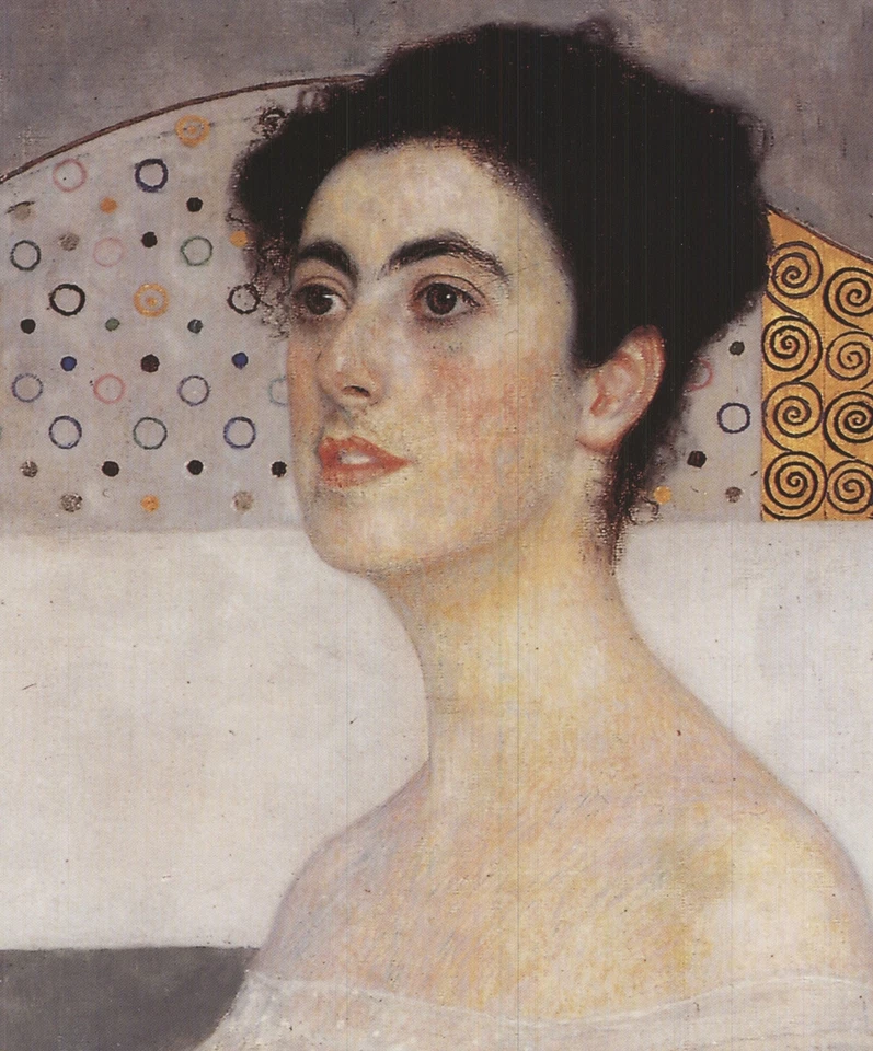 GUSTAV KLIMT Retrato Margerethe Stonbourough-Wittgenstein 17" x 17,75" Offset L Foto 4 de 4