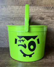 2023 McDonald's Halloween Classic Green Boo Buckets Pails - Lot of 4