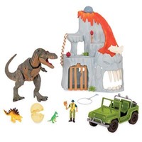 Terra Dinosaurier Spielzeug Set – Vulkan, T-Rex Mit Licht Und GeräUschen, Dino