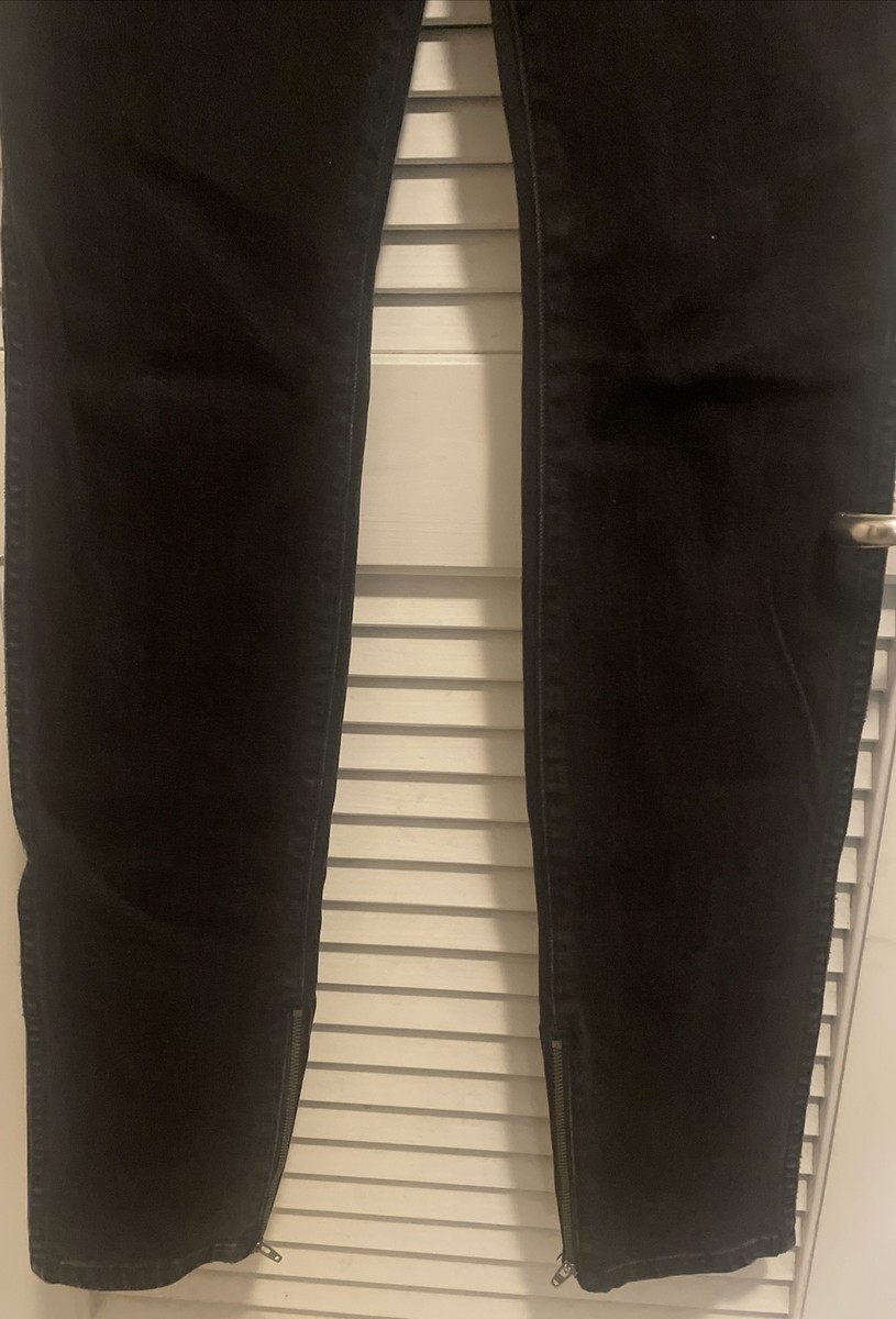 KHAITE パンツ ブラック系 Khaite Women's Black Straight Jeans w/leg Zipper Size 29 | eBay