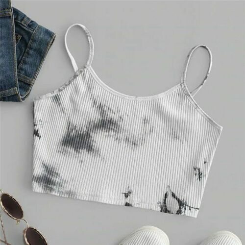 Vrouwen Mouwloos Vest Pure Kleur Korte Mouw Ronde Hals Slanke Crop Top Sexy Bustier BH kopen vanaf een prijs van 4.21