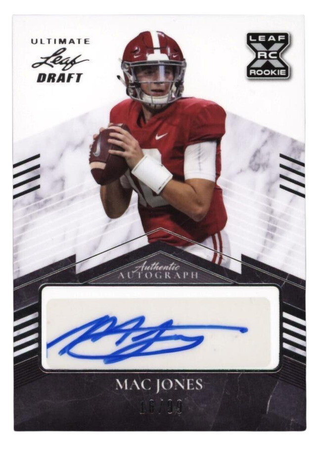 2021 Leaf Metal Draft Mac Jones #BA-MJ1