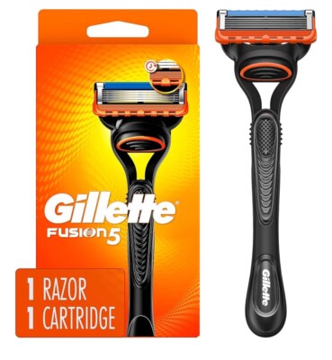 Gillette Fusion5 Herren Handrasierer Griff + 1 Klinge Nachfüller