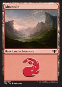 Mountain (331) x4 - Commander 2014 - NM-Mint, English - Commander 2014