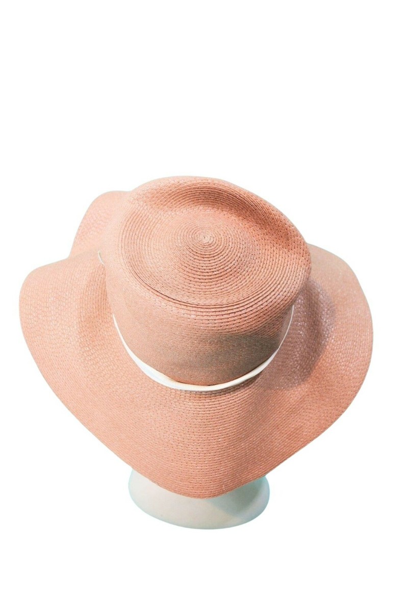 Vintage 1970s Sun Hat Tan Floppy Beach Doree of New York 22  display picture 1