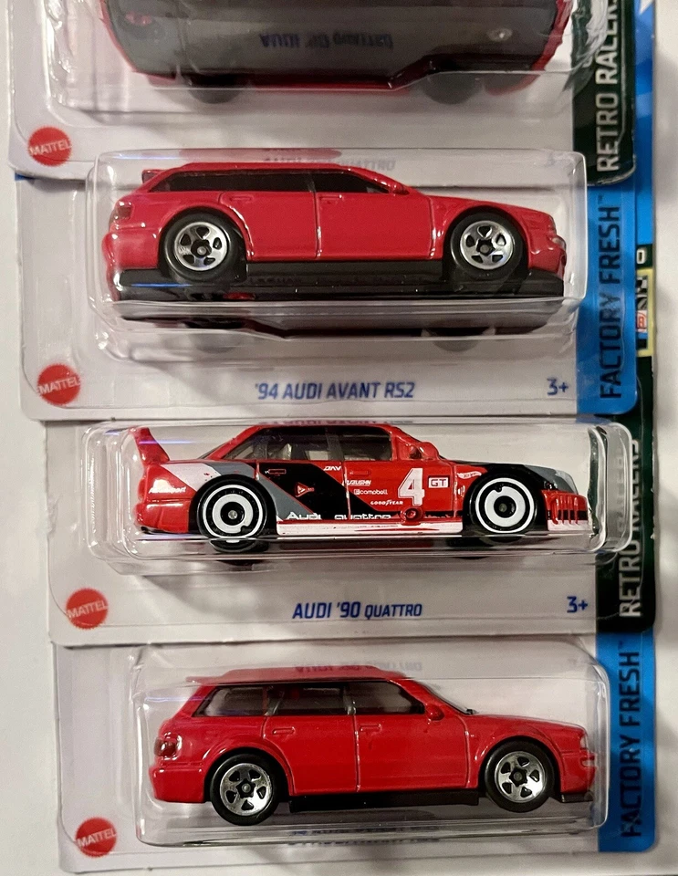 Hot Wheels Audi Lote (Premium Real Rider) (Fresco de Fábrica) (Retro Racer) ¡5 Coches!! Foto 2 de 4