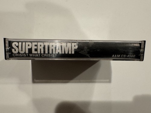 Supertramp Crisis? What Crisis? Cassette Tape 1975 U.S. Release Classic Rock - Foto 2 di 7