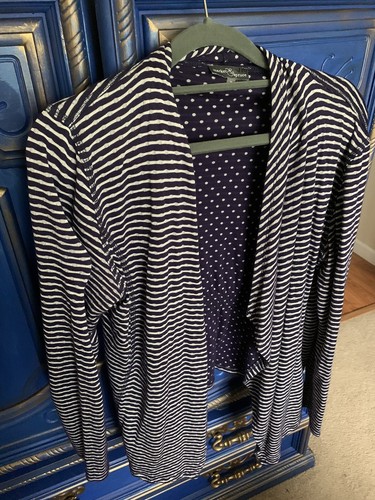 Spruce Medium Cardigan Sweater Navy 