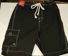 Merona Swimming Trunks Black Size S NEW