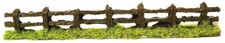 Javis PF1a- 1 x Resin Rough Wooden Country Fencing 134mm Long 00 Gauge -2nd Post