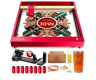 BRAND NEW Xtool D1 PRO 10W Golden Red with RA2 PRO Kit