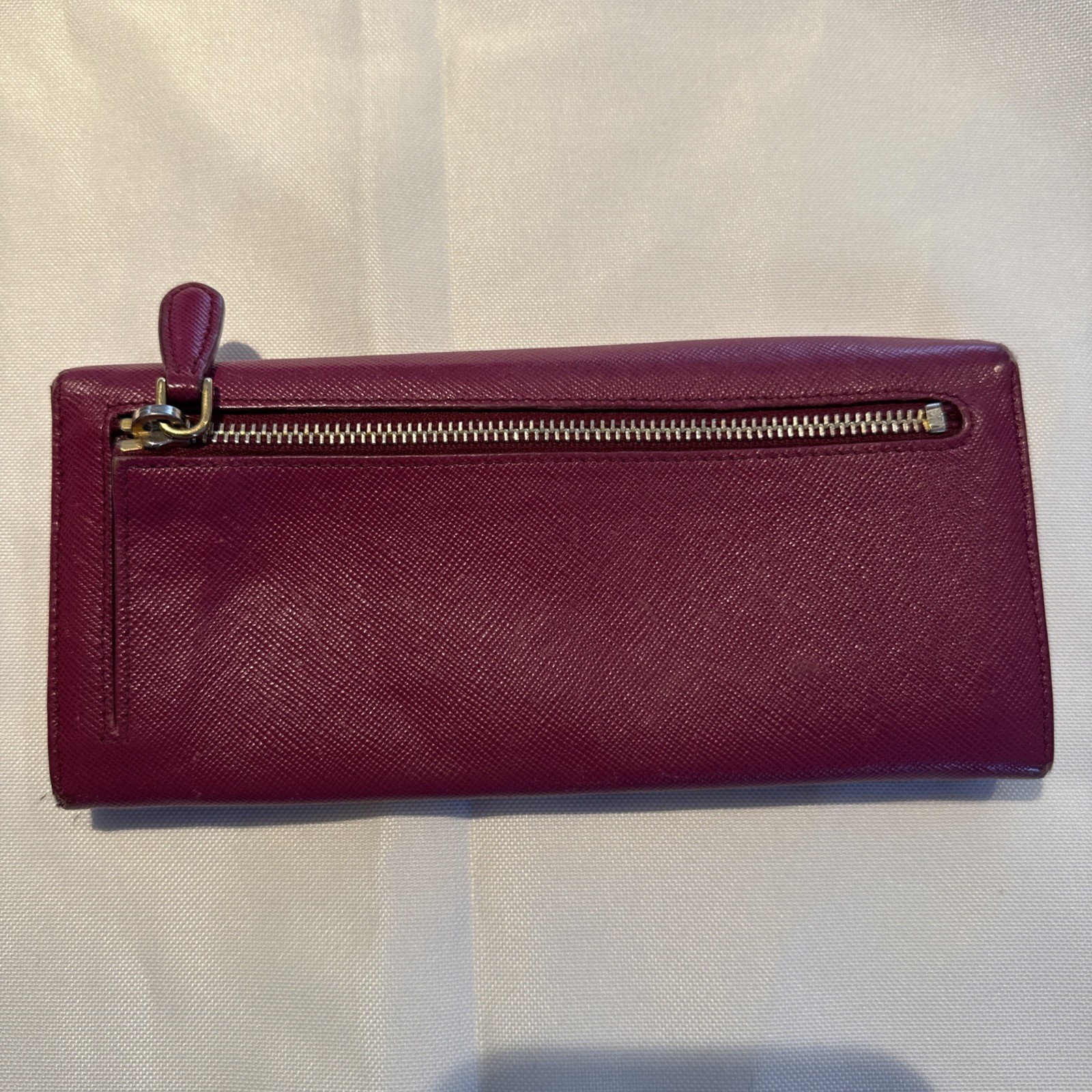 Prada Pink Saffiano Long Wallet thumbnail 5