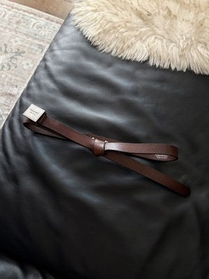 DSQUARED2 Smooth leather knot belt