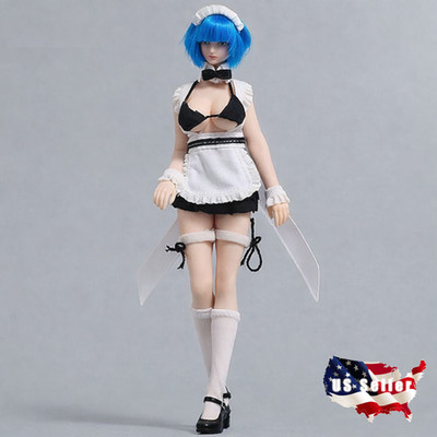 1/12 scale Maid Costume Shoes Set For 6'' PHICEN T01 T02 T03 TBL Female Figure