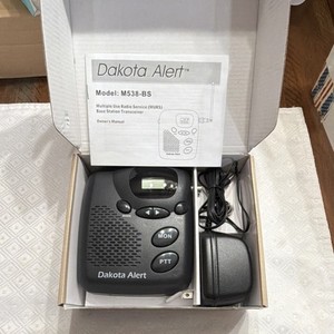 Dakota Alert M538-BS MURS Two Way Base Station, 5 Channels, Detachable Antenna