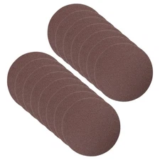 15pcs 8 Inch 200mm 60 Grit Hook and Loop Sanding Discs for Wood Metal