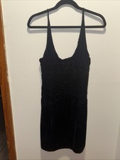 Black Size Small Dress Cocktail Party Urban Outfitters Beading Bodycon
