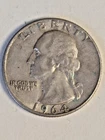 1964 USA Quarter Dollar - 25 Cents - Silver