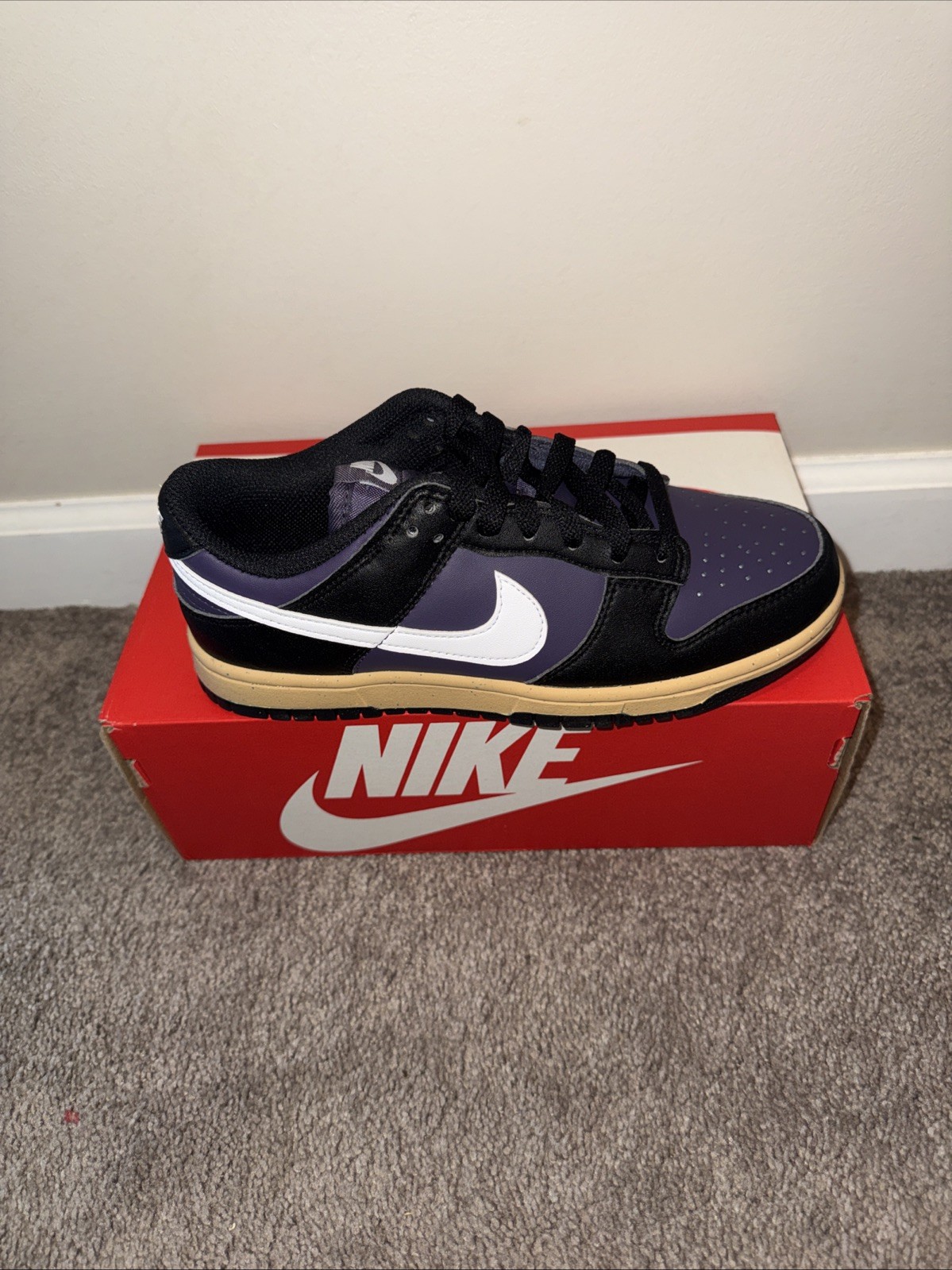 WMNS Nike Dunk Low NN/Dark Raisin-White-Black (DD1873-500) Size: 6.5W/(NIB) thumbnail 6