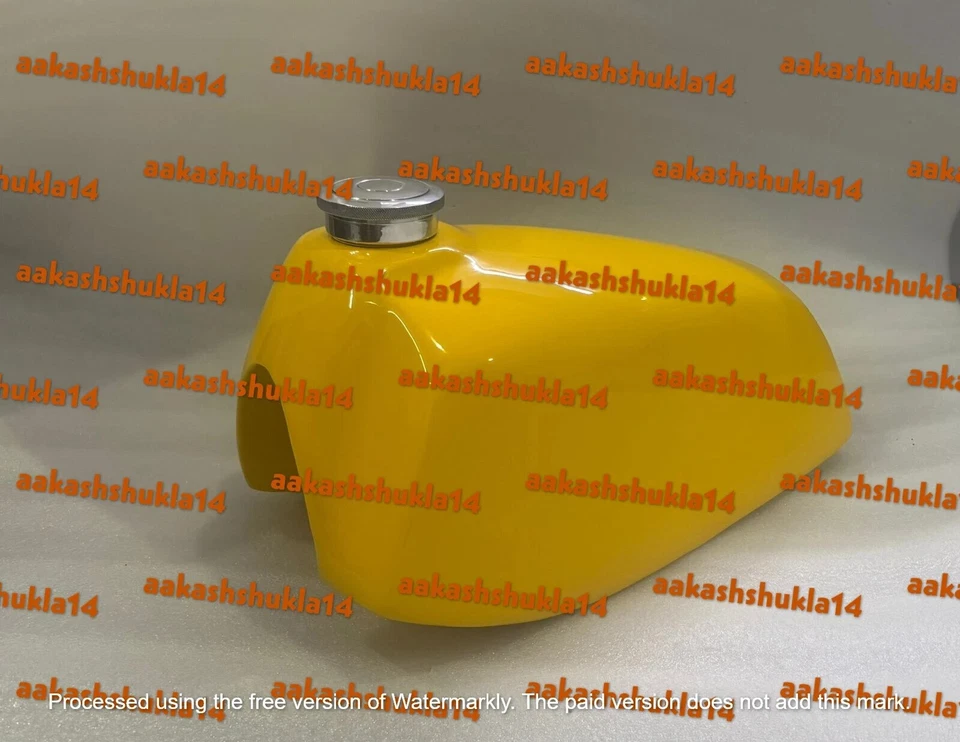 Tanque de combustible pintado de aluminio Fit 1978 Suzuki RM250 RM400 RM 250 400 78 Ahrma 1go Foto 4 de 4