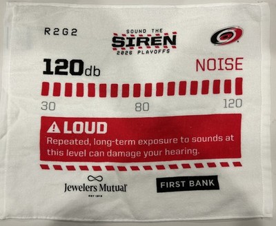 Carolina Hurricanes 2026 Round 2 Game 2 Playoff Rally Towel