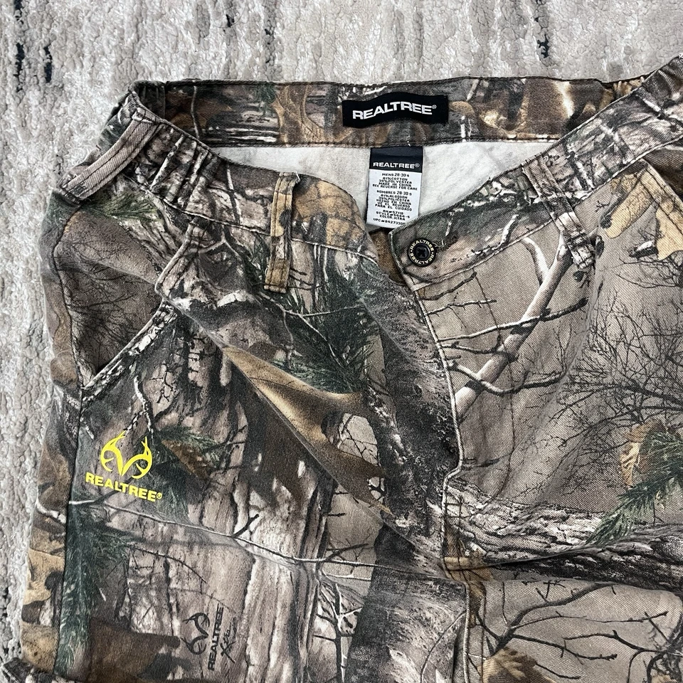 Pantalones cargo de camuflaje Realtree Edge para hombre talla pequeña 28-30 Foto 2 de 4