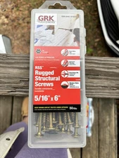 GRK Fasteners Rugged Structural Screws 5/16” X 6”